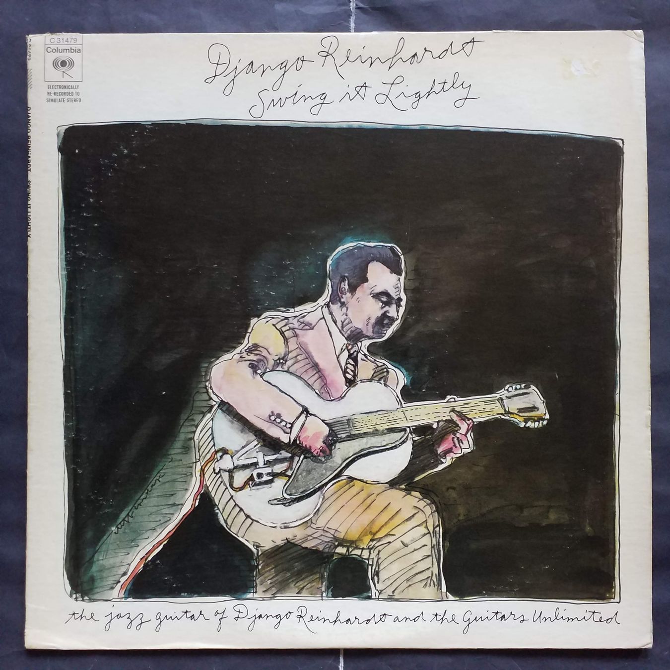 Schallplatten: DJANGO REINHARDT,  swing it lightly - 1972 US  +++++ – Gebraucht aus Yverdon-les-Bains von Jacotreut