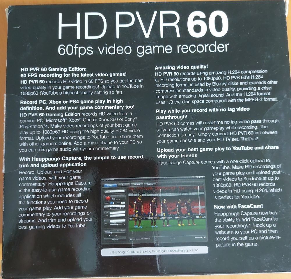 Registratori: Hauppauge / HD PVR 60 / Video Recorder – Usato da Bülach venduto da ma6_97pk 1