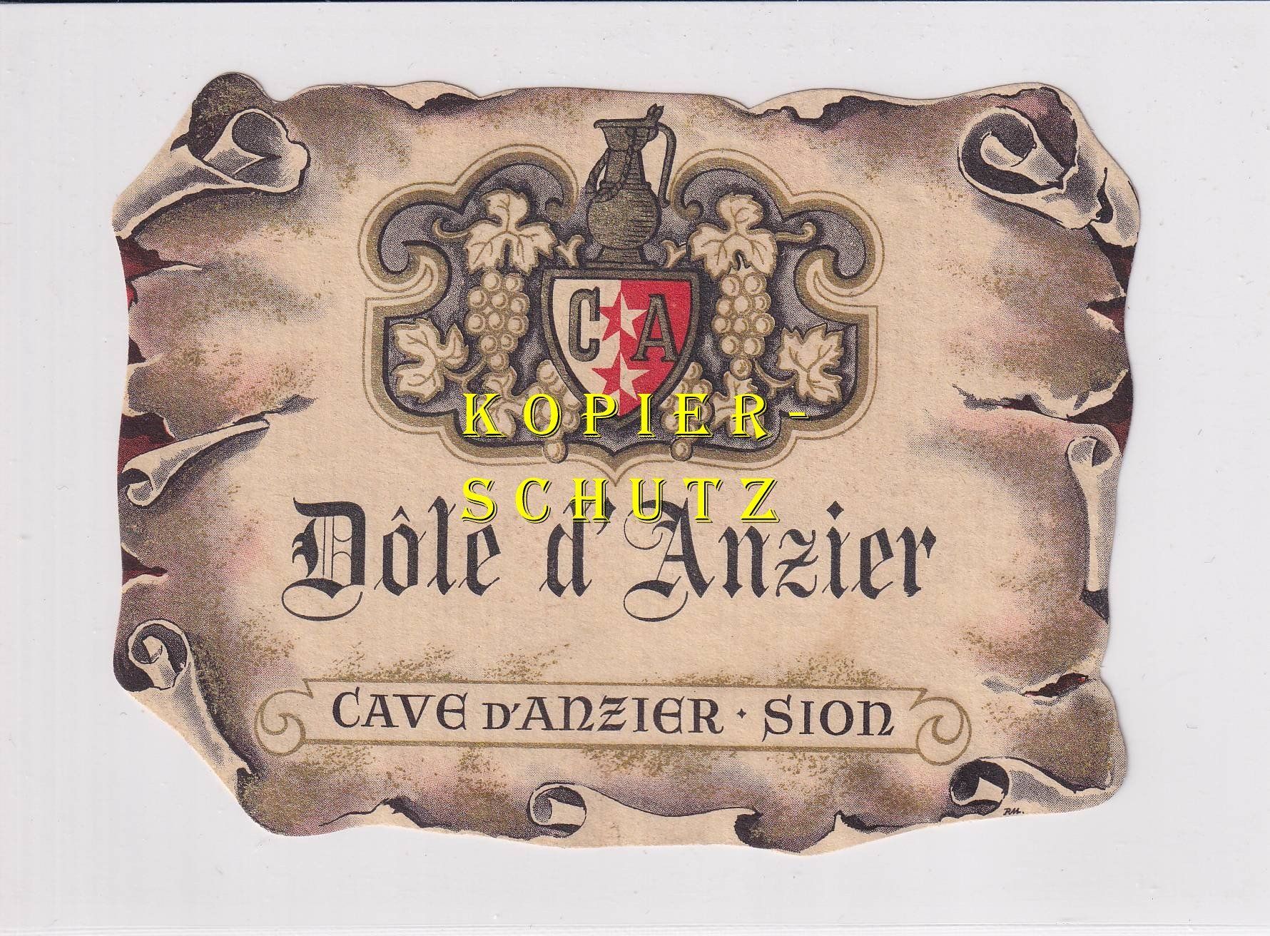 Papier: Etikette - Dôle d'Anzier /bd – D'occasion à Hombrechtikon par Rudolf07