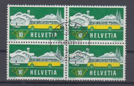 Variété 314 passager clandestin bloc de 4