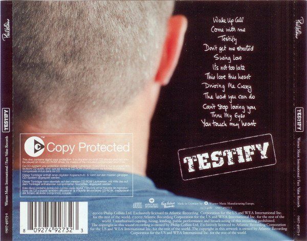 CD: CD Phil Collins - Testify (2002) – Usato da Möriken AG venduto da mineralia 1