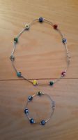 Halskette und Armband, Murano Glas