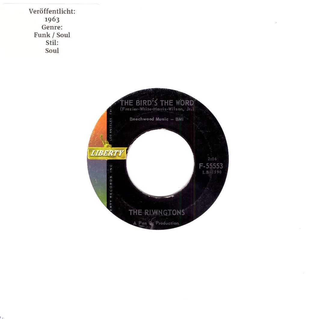 Dischi in vinile: THE RIVINGTONS – Usato da Bassersdorf venduto da house-of-vinyl