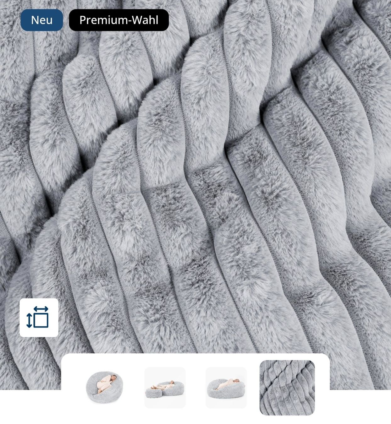 Poltrone: Neuwertiger XXL Sitzsack inkl. Sitzhocker – Nuovo (secondo la descrizione) da Sempach venduto da Hue_Zer 3