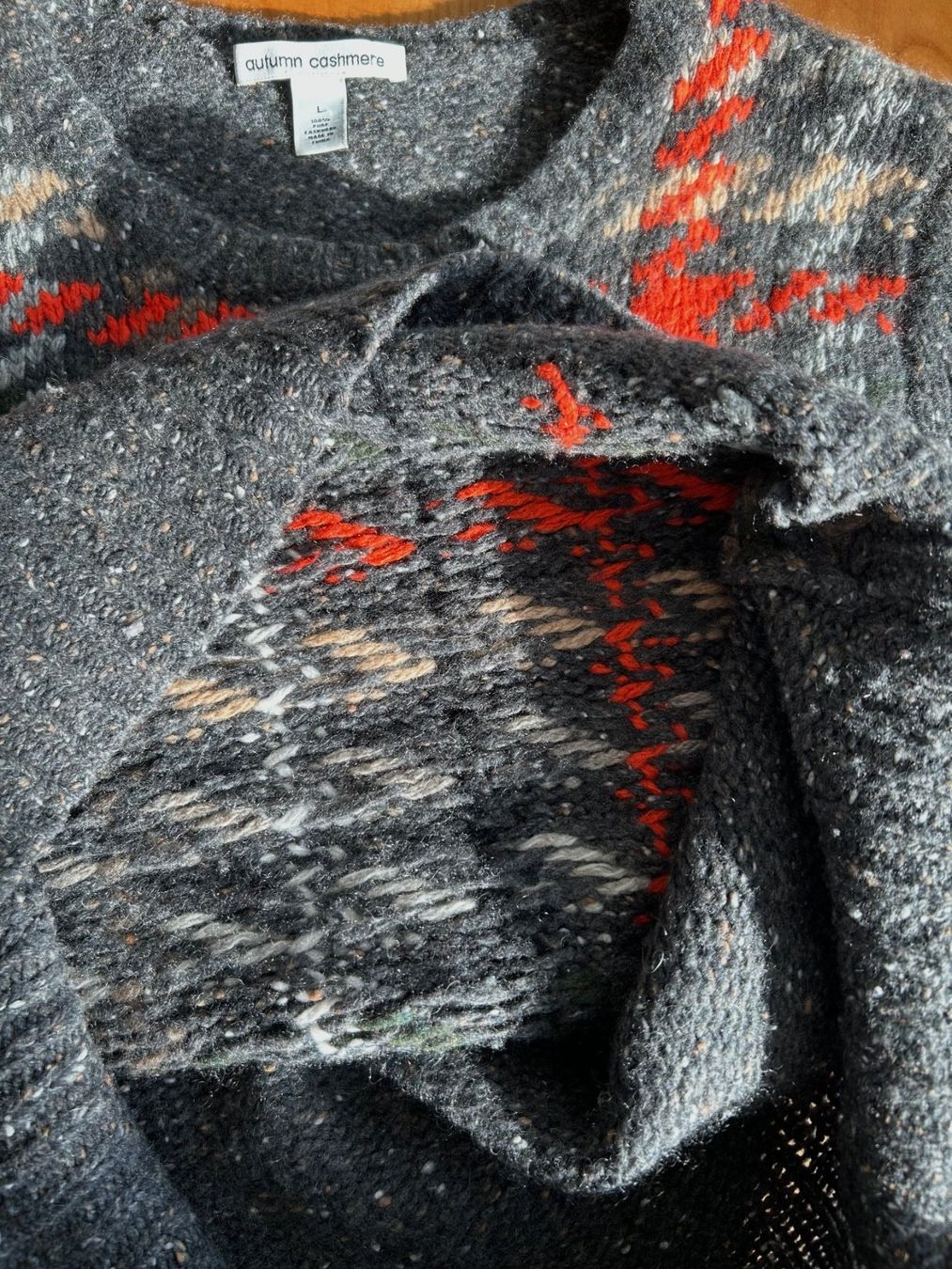 Maglioni & Felpe: Damen Pullover - 100% Kaschmir – Grau, Grösse L – Usato da Herrliberg venduto da Poinsetia 3