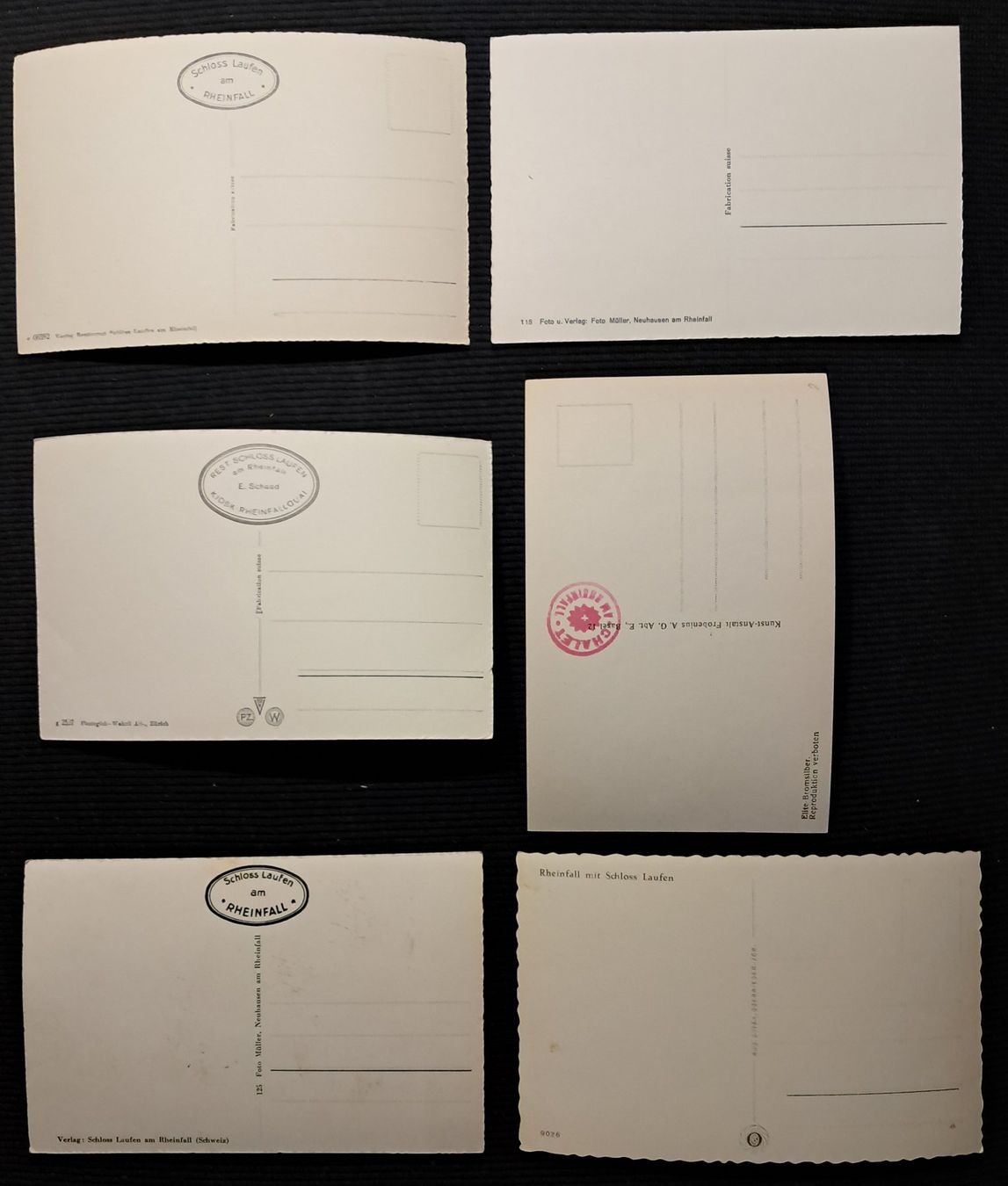 Cartoline postali: 6 AK RHEINFALL – Usato da Ponto Valentino venduto da giorgia06 1