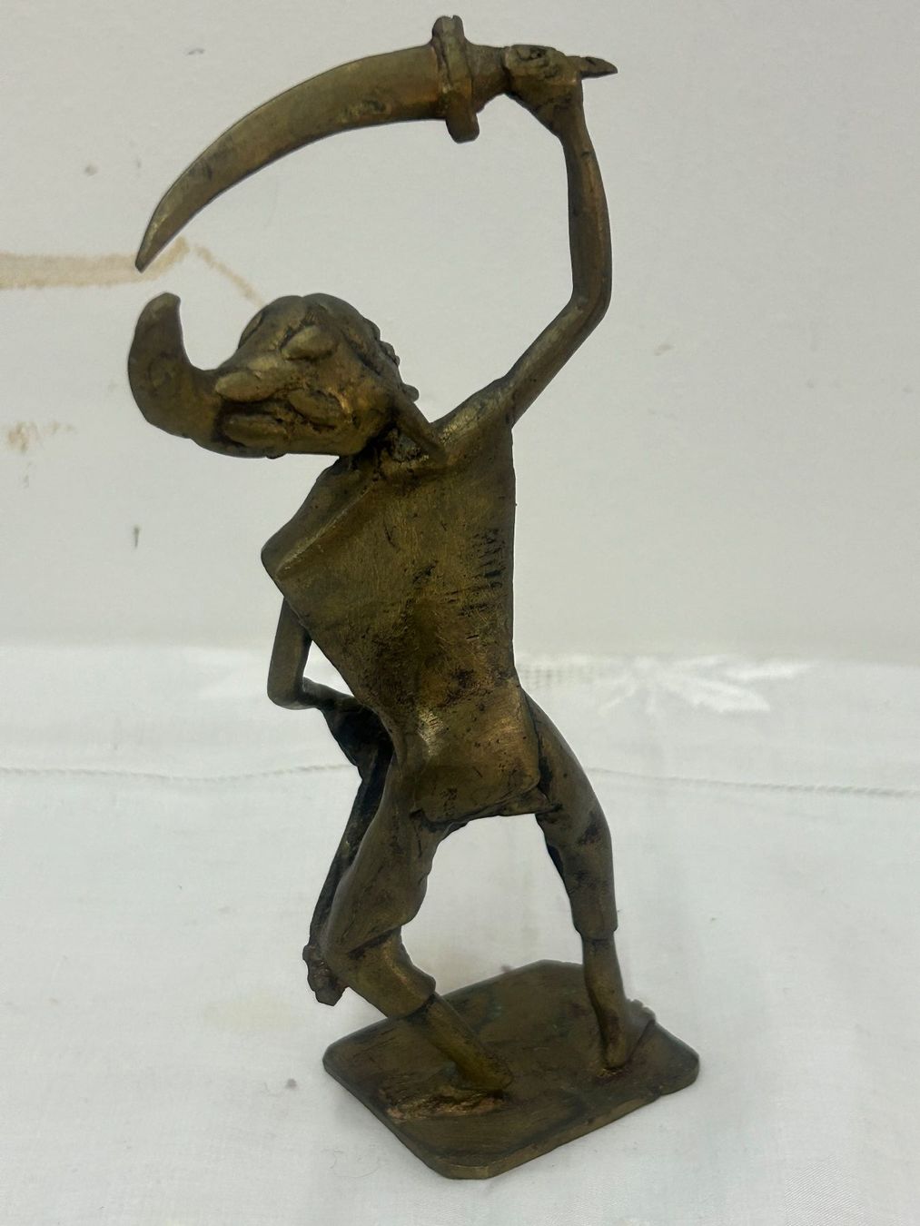 Sculture & Statue: antike Bronze-Figur Statuette einer kriegerischen Figur – Usato da Zürich venduto da Levelart 2