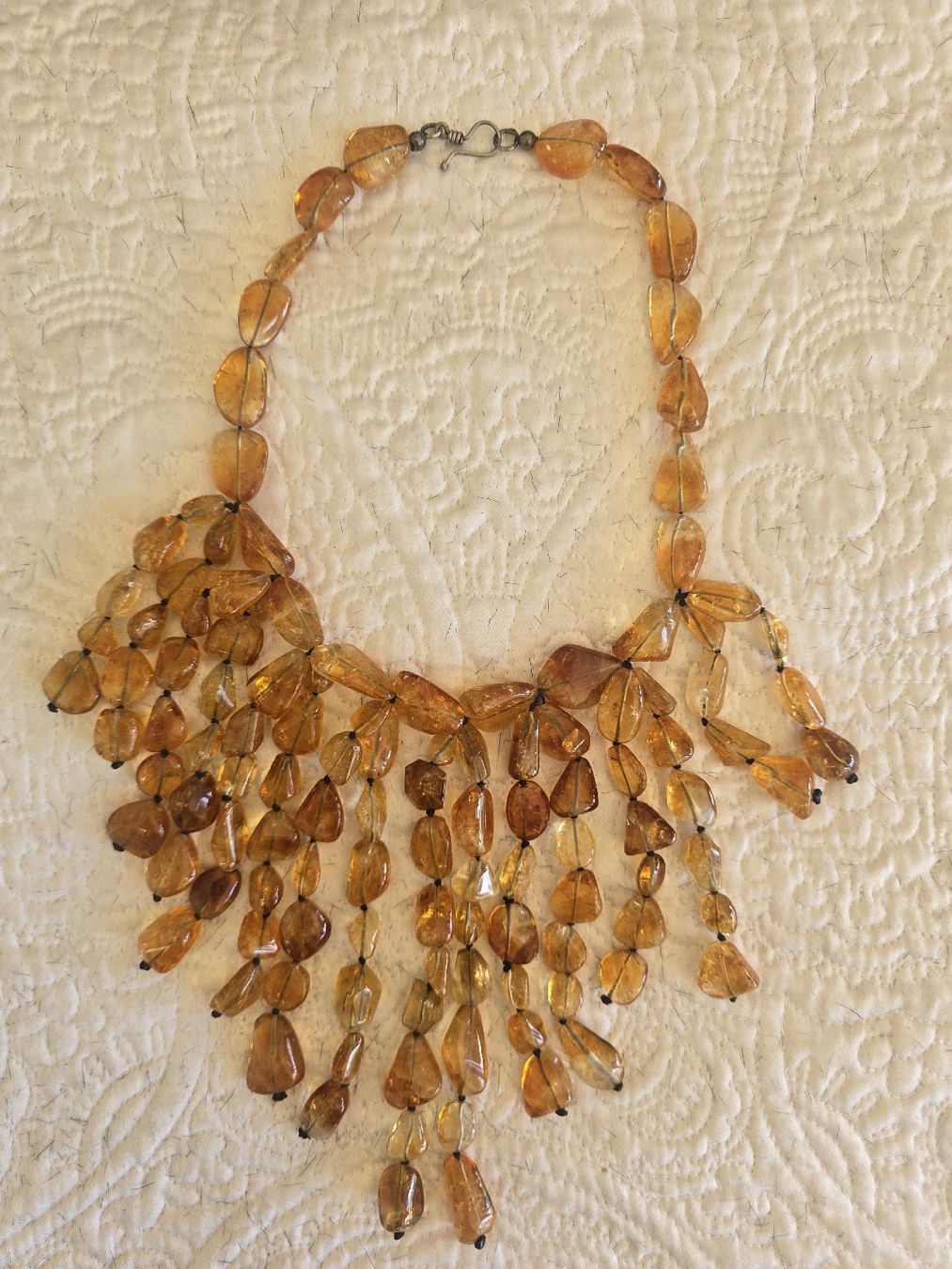 Ketten: Collier aus echtem Bernstein – Neu (gemäss Beschreibung) aus Zollikon von C.fromParis