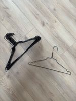 36 Metall Kleiderbügel in Schwarz 