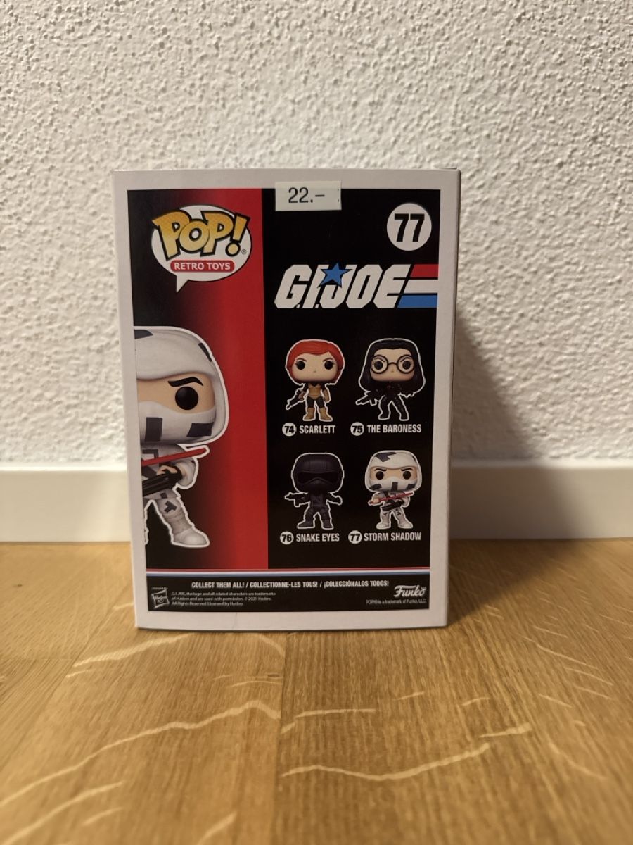 Funko Statuette: Funko Pop Storm Shadow 77 Gi Joe  – Nuovo e nell'imballaggio originale da Suhr venduto da Dominick 2
