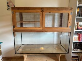 Kleintier Gehege artgerecht. Hamster Rennmaus Terrarium