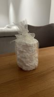 Weisse Kerze im Schnee/ Weinachtsstil Ungebraucht