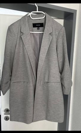Longblazer von Vero Moda, Grösse 38, grau