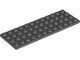 Lego Dark Bluish Gray Plate 4 x 12 2 Stück