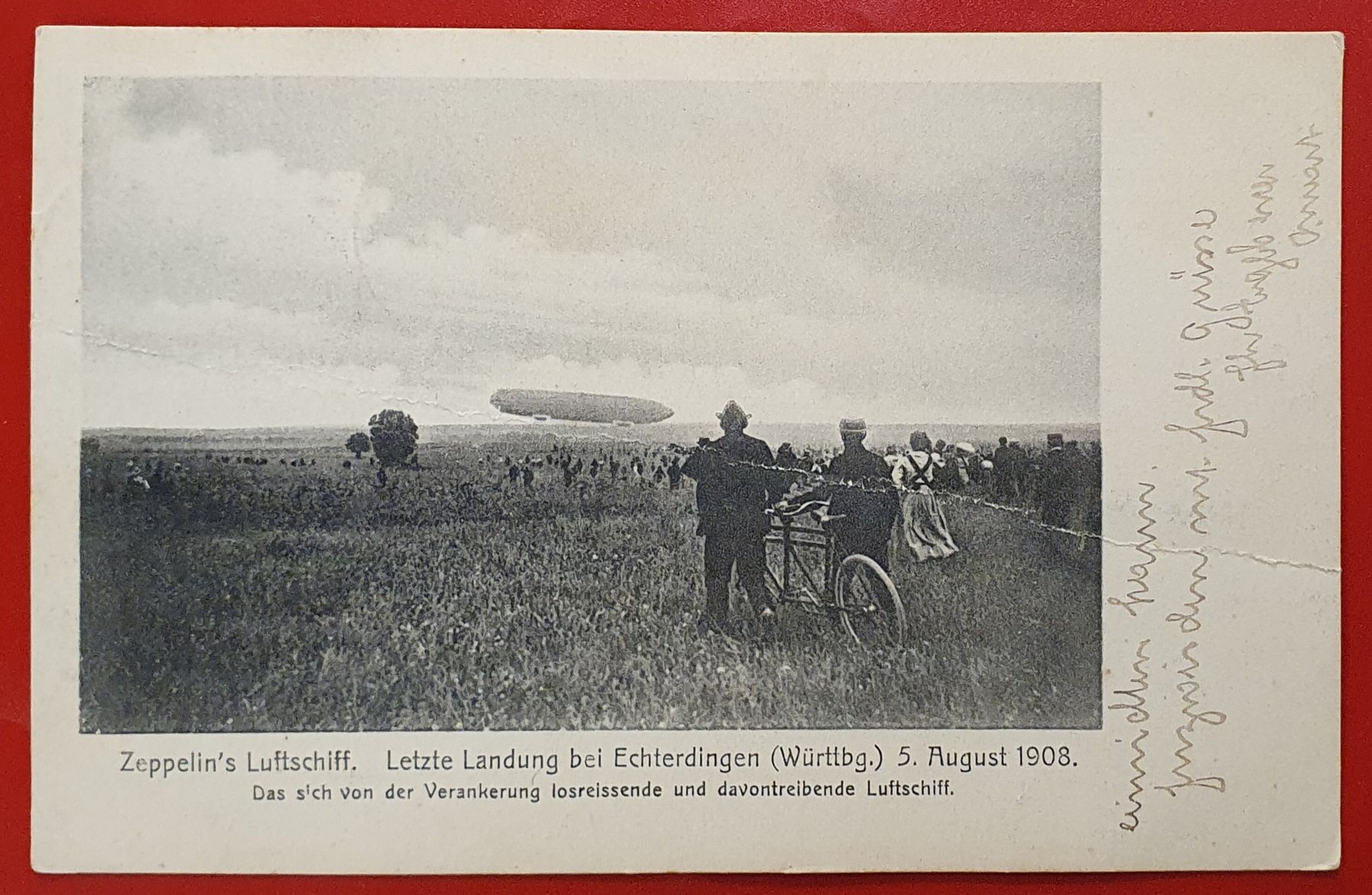 Cartoline postali: 4 Zeppelin Ansichtskarte – Usato da Kreuzlingen venduto da Rschweiz1 4