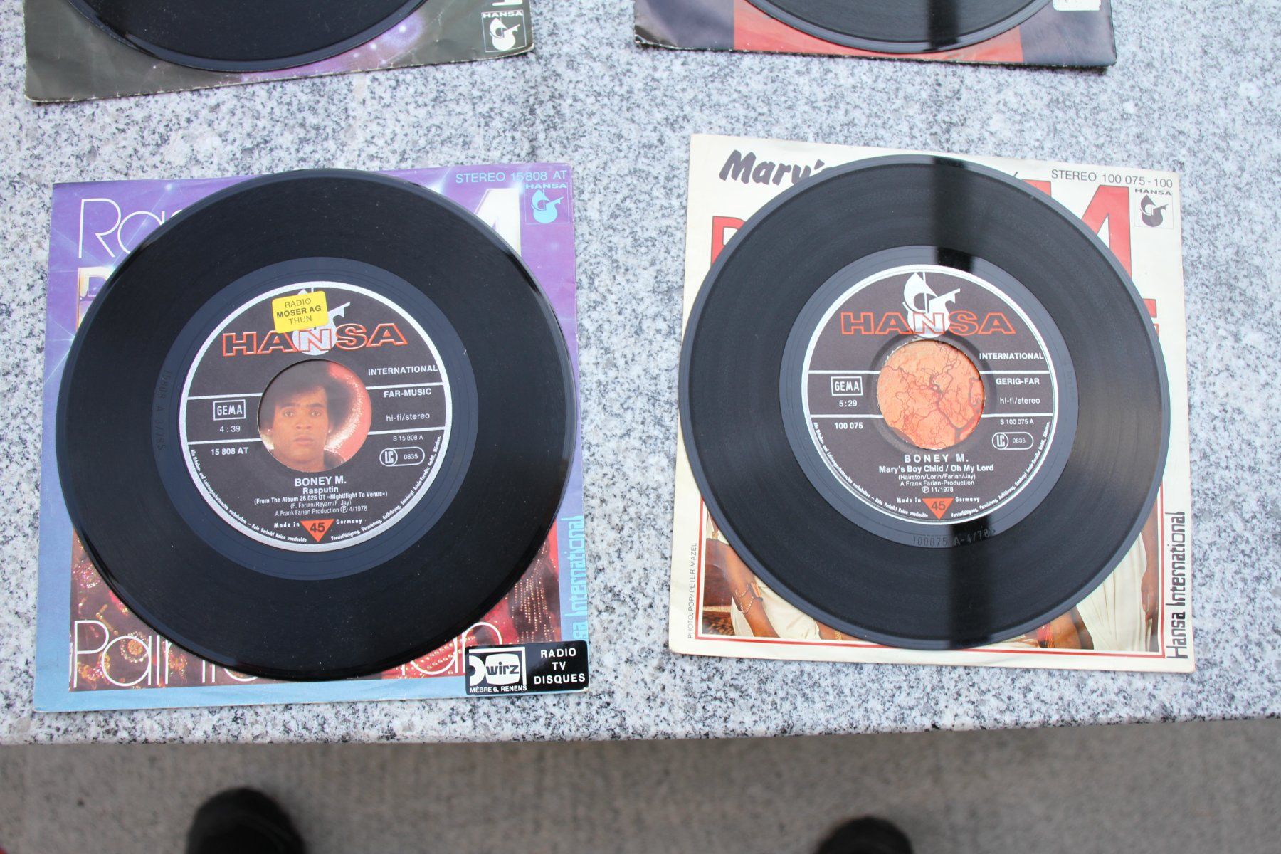 Schallplatten: Diverse Schallplatten BoneyM – Gebraucht aus Interlaken von Strokkur 1