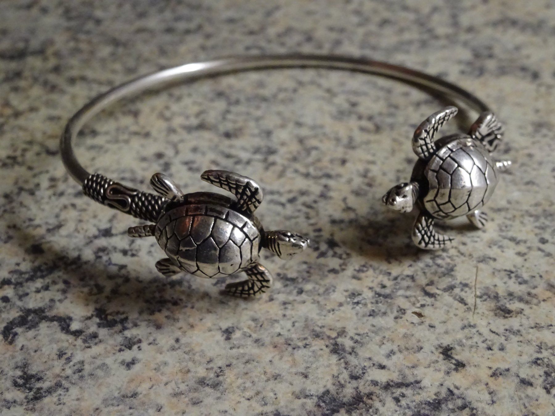 Bracciali & Braccialetti: Schildkröte Armreif / 925 Silber – Usato da Esslingen venduto da FetteSchnecke 1