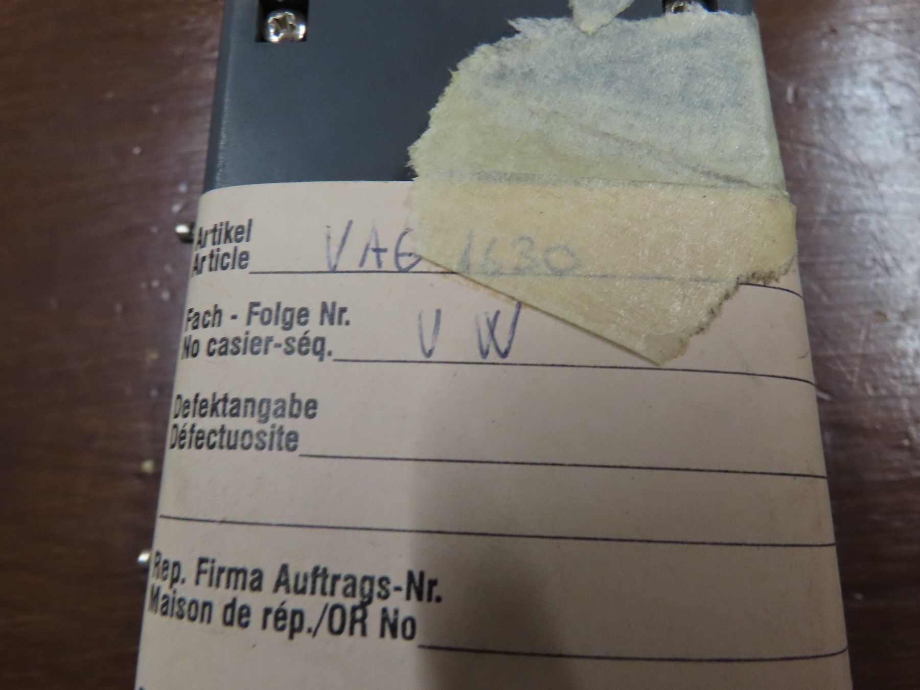 Misurare: Prüf- und Einstellgerät V.A.G 1630 – Usato da Alpnach-Dorf venduto da Hess-Automobile 2