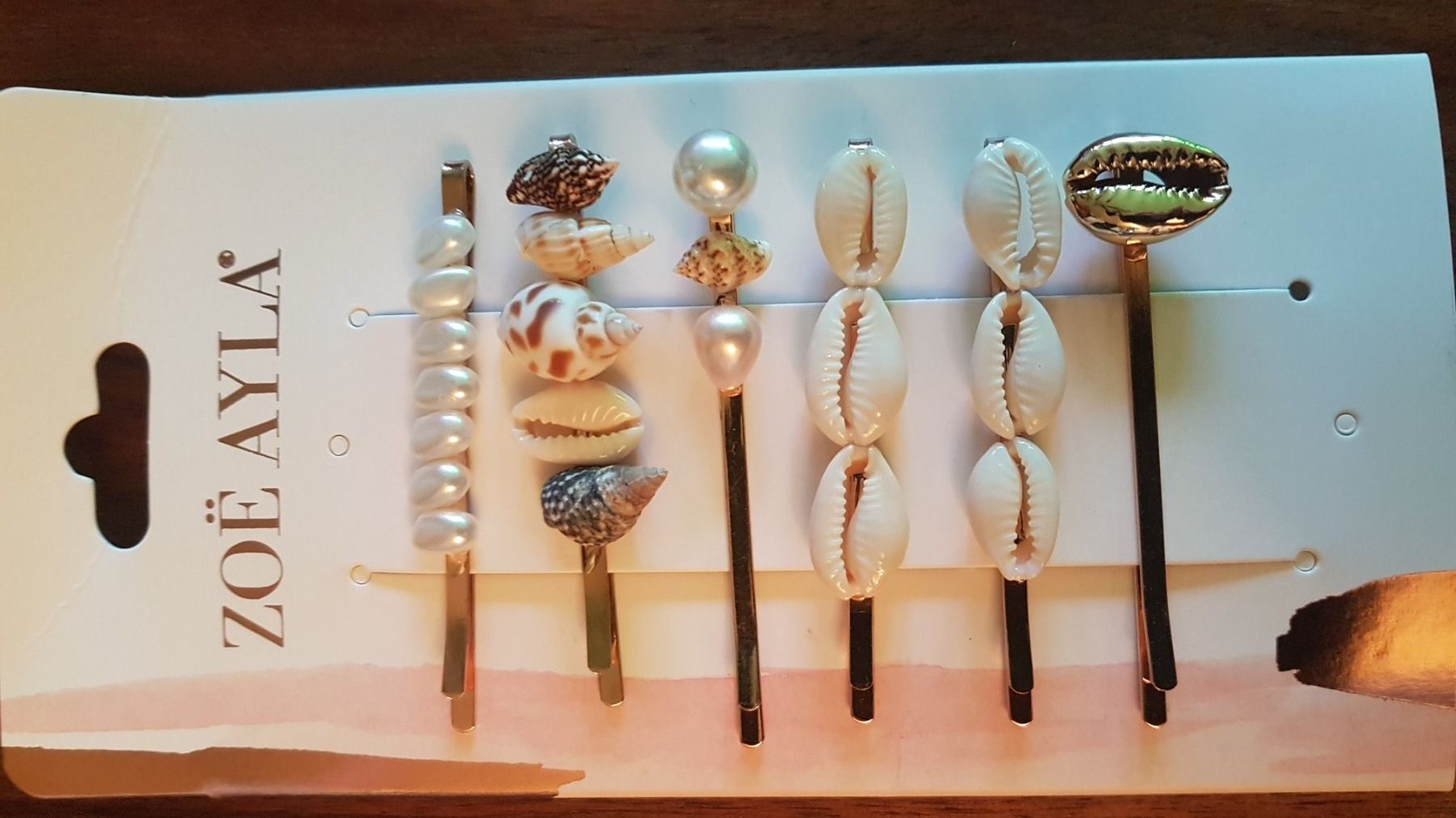 Haarschmuck: Haarspangen-Set mit Muscheln und Perlen – Neu und originalverpackt aus Oberengstringen von Sheera7