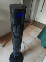 Turmventilator schwarz mit Fernbedienung