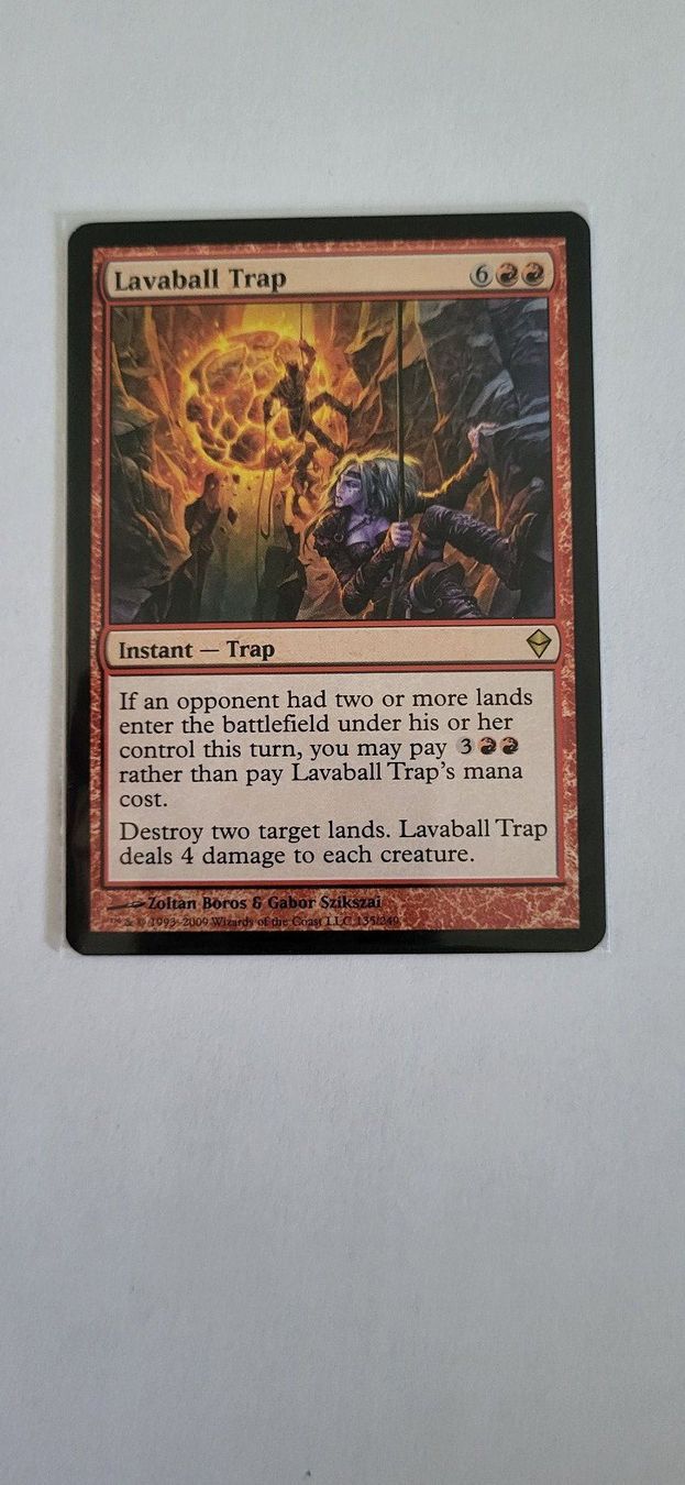 Magic The Gathering Carte collezionabili: MTG – Lavaball Trap – Usato da Münsingen venduto da Heroism2010