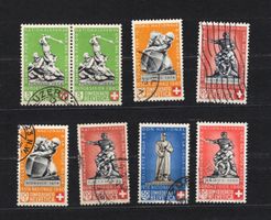 Lots Timbres Suisse ,  pro Patria voir Photos