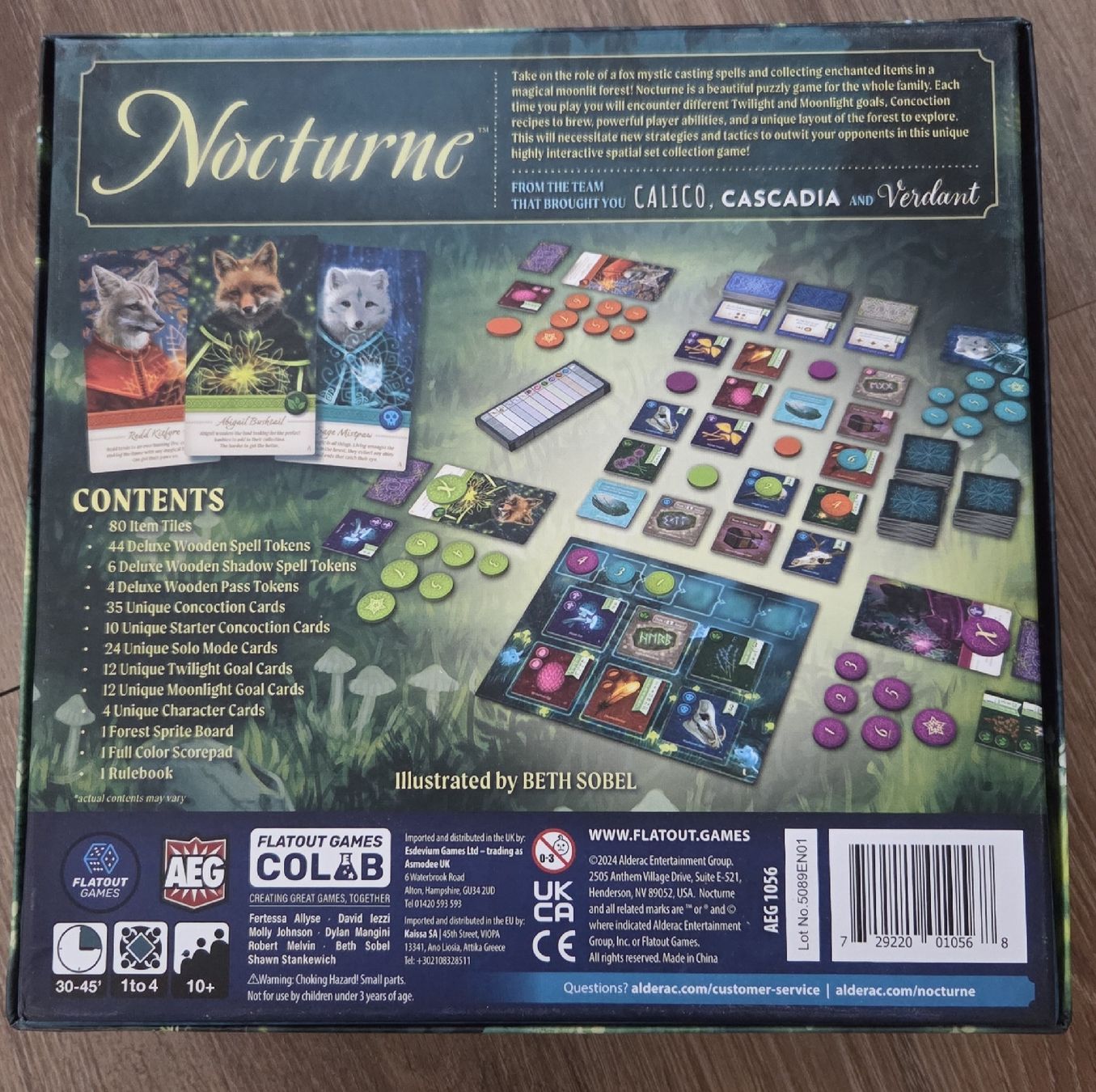 Giochi: Nocturne (englisch) – Nuovo (secondo la descrizione) da Brugg AG venduto da jade16 1