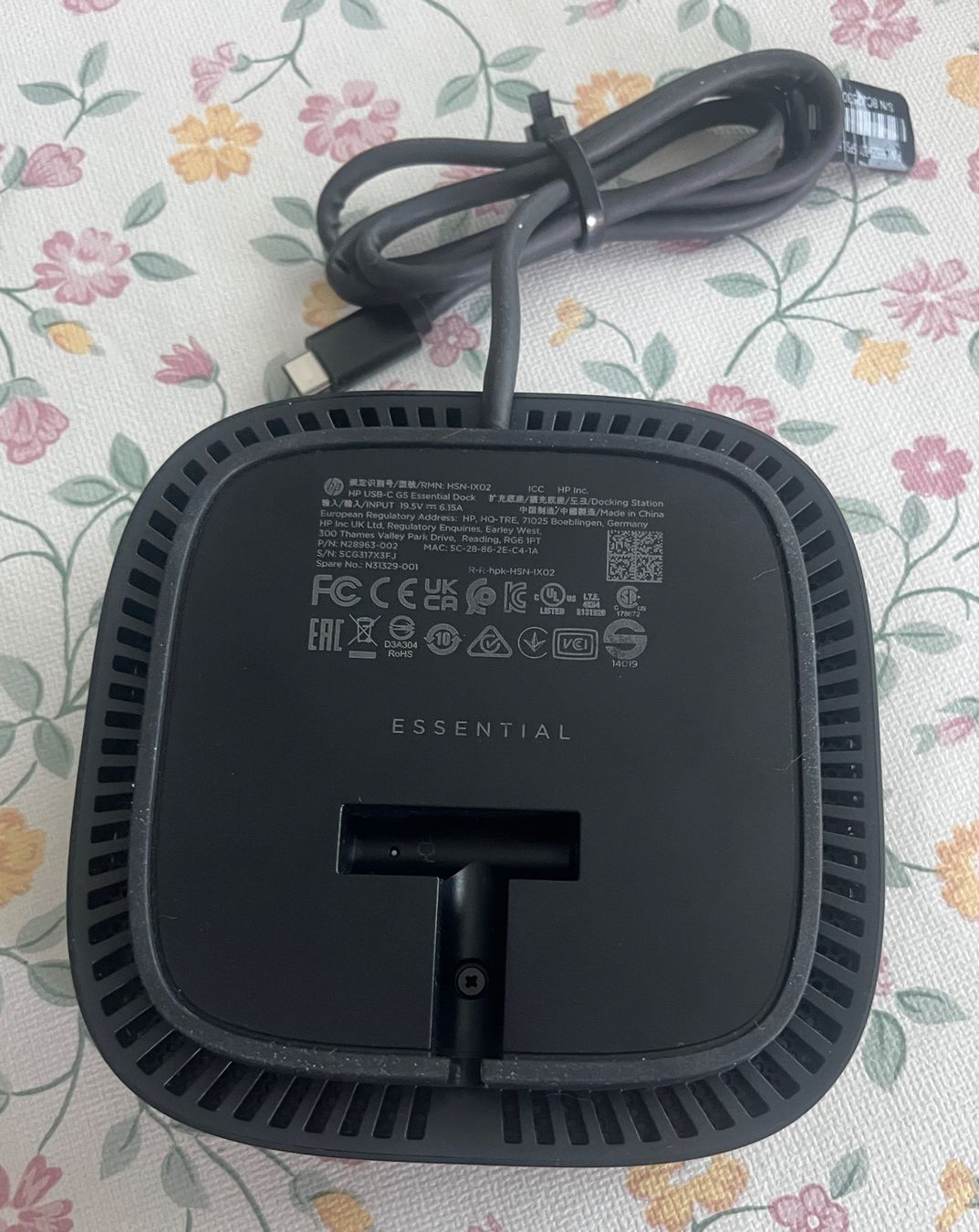 Docking station: HP Dockingstation HP USB-C G5 Essential Dock – Usato da Corpataux venduto da leajsl 3