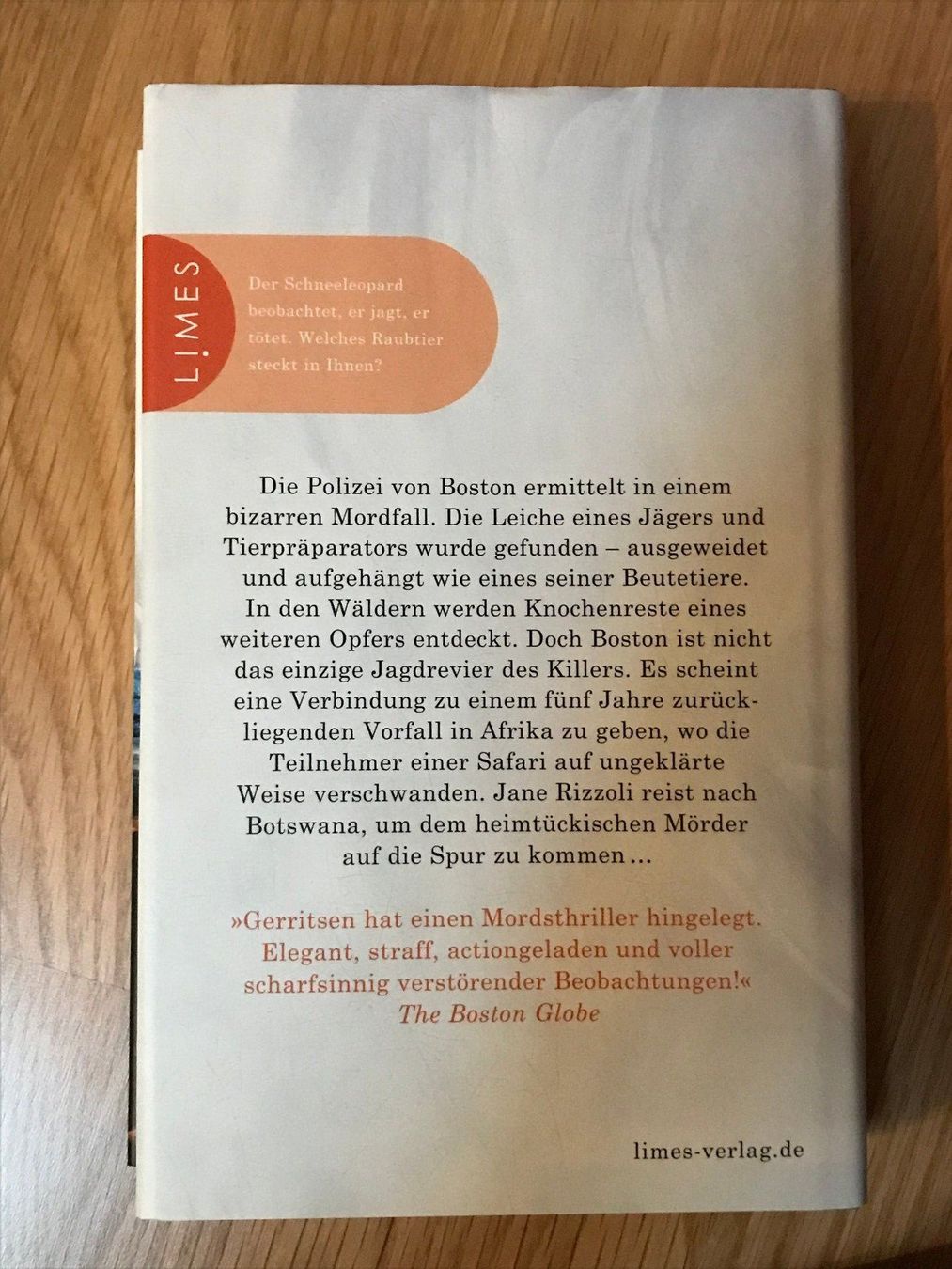 Bücher: Der Schneeleopard - Tess Gerritsen – Neu (gemäss Beschreibung) aus Amden von Arven-Schmuck 1