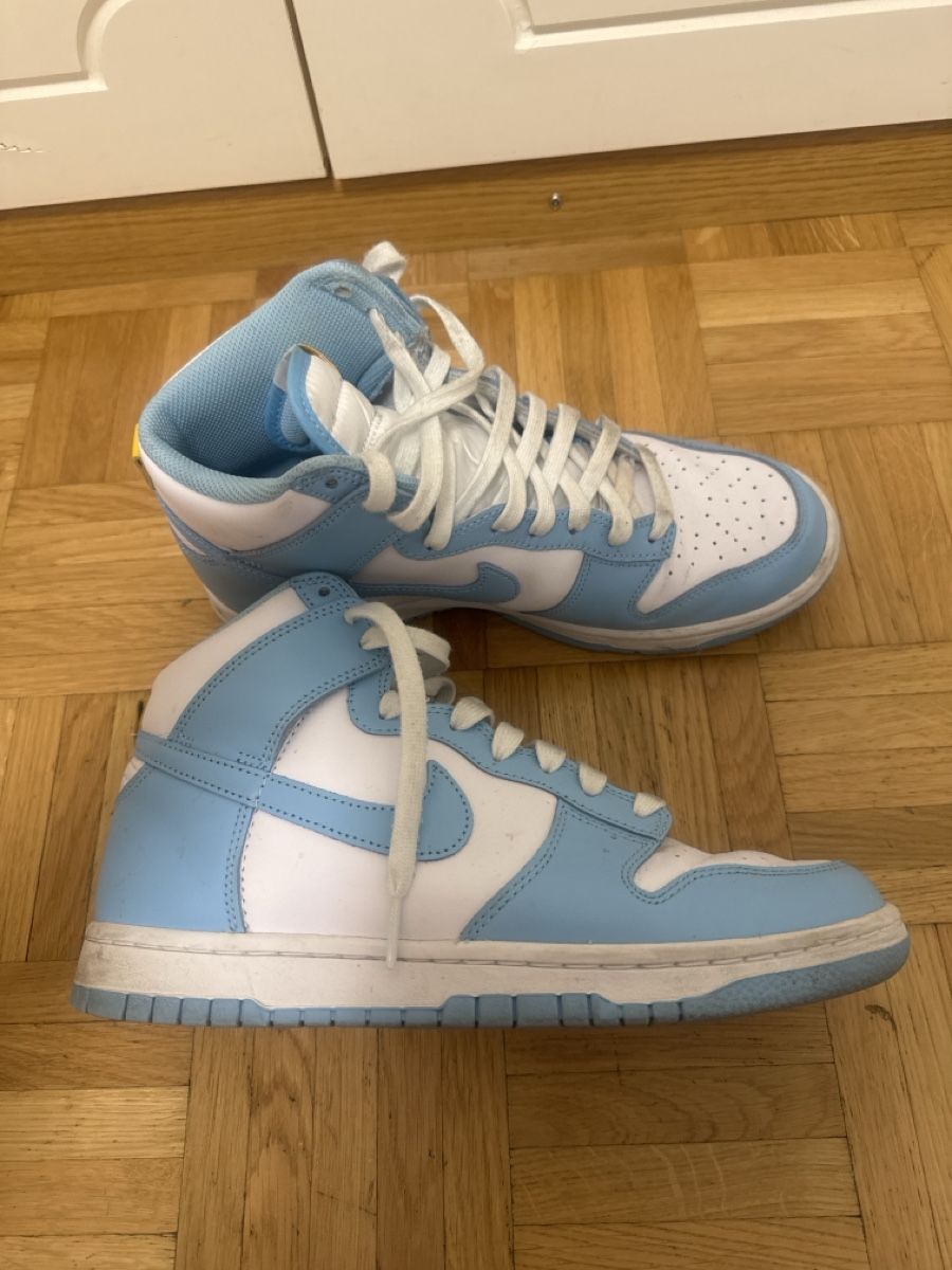 Nike Scarpe da uomo: Nike Dunk High weiss/hellblau Gr. 41 – Usato da Chur venduto da Jrrdr 1