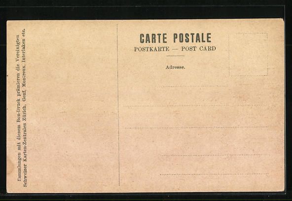 Cartoline postali: AK Zürich, Partie am Polytechnikum – Usato da Berlin venduto da bartko-reher 1