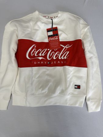 Sweater Tommy Jeans Coca-Cola Collection weiss XS neu