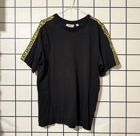 Graphic Cheap Monday Boxer Logo Tee - SIZE S