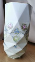 Vintage Hutschenreuther Vase  Blumenmuster Geometrisch 28 cm