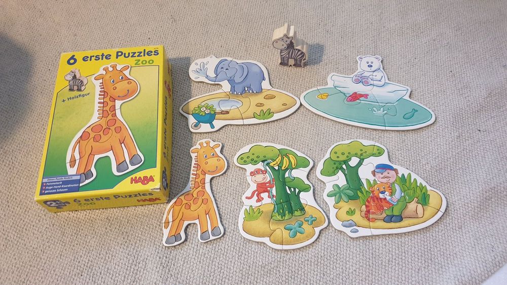  Haba 6 erste Puzzle (Gebraucht) in Wigoltingen für CHF 7.5 – mit Motiv 