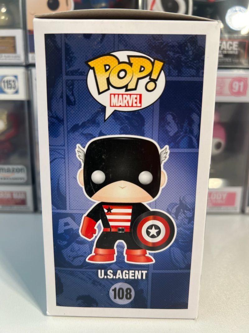 Funko Statuette: Funko POP! Marvel U.S. Agent Edition Limitée Comikaze 2015 – Nuovo e nell'imballaggio originale da Le Mouret venduto da perfectbijou 1