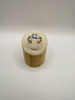Bague argent poinçon 925 et zircon femme taille ajustable 