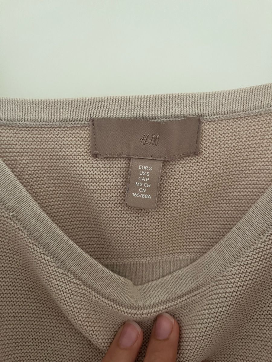 H&M Top: H&M Crop Top aus Strick, Gr. S – Usato da Zürich venduto da vintage_for_you 2