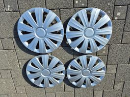 Radzierblenden 4 Stück silber 16 Zoll neu