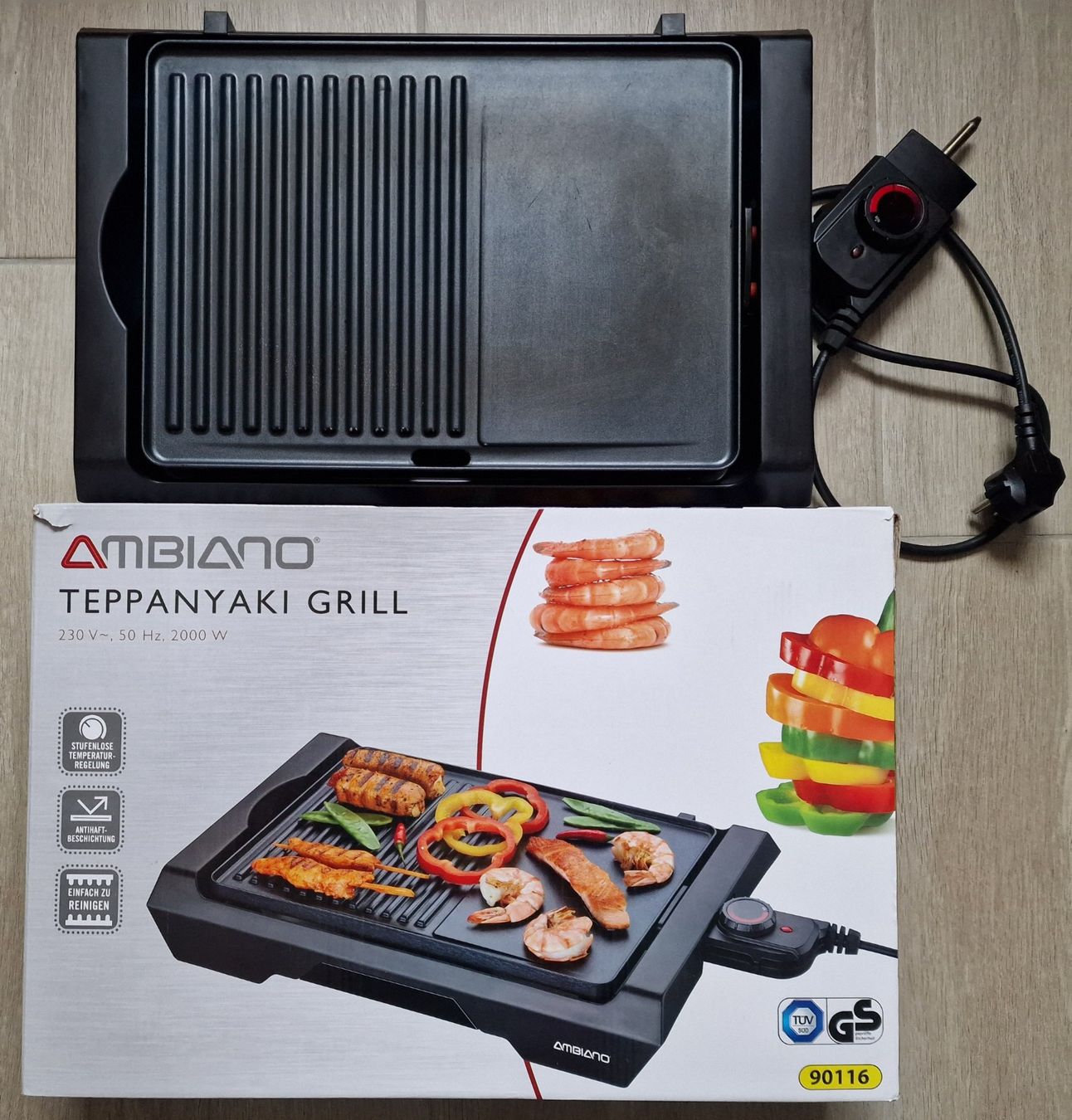 Griglie: Teppanyaki Grill - Elektrisch 2000W - Originalverpackung – Usato da Zürich venduto da businessman80 1