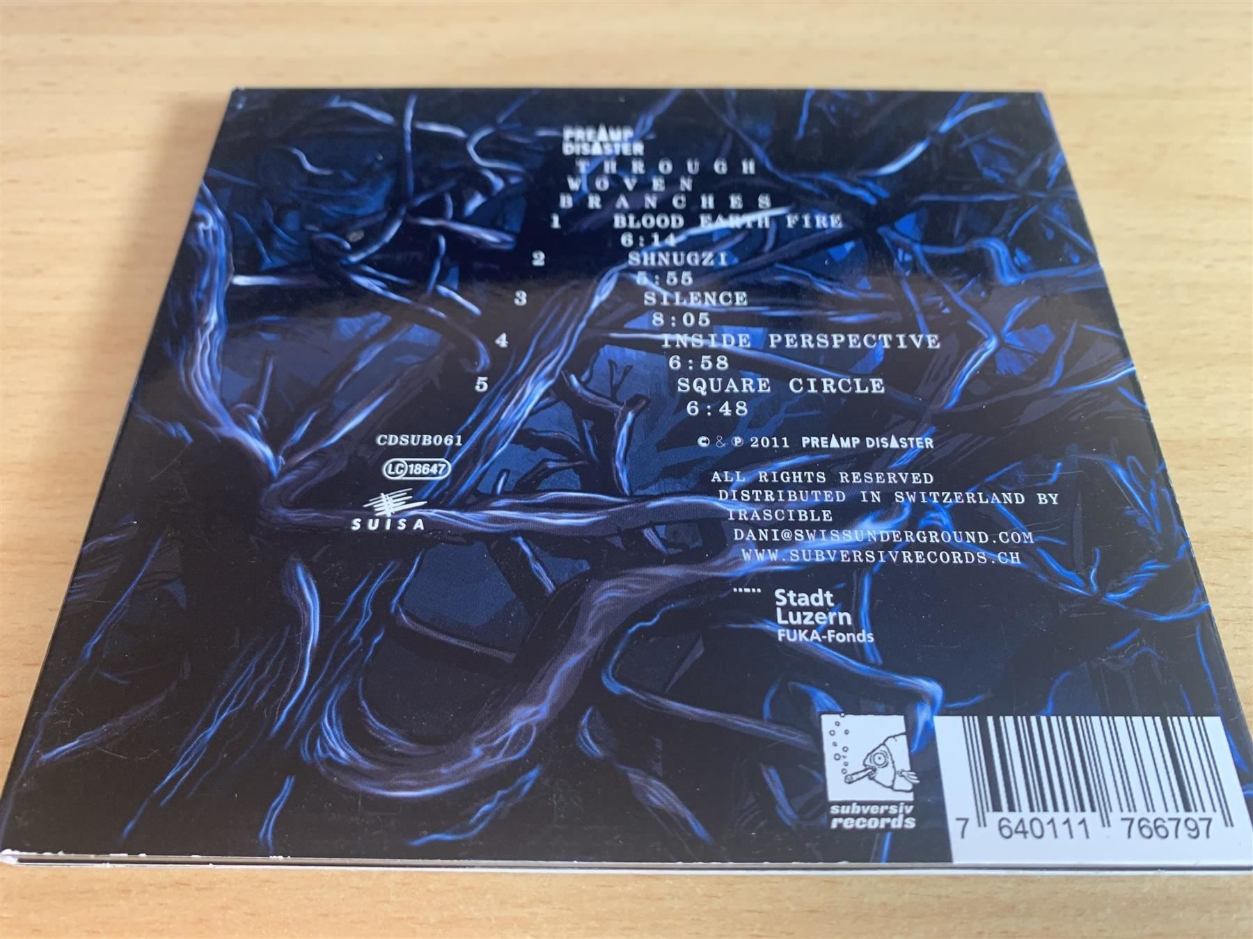 CD: Preamp Disaster – Through Woven Branches – Usato da Rikon im Tösstal venduto da Alpenmutz 1