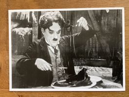 AK Charlie Chaplin 1925 im Film Goldrausch