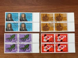 1975  CH Erstag gest.Viererblock mit Tab  (K161)