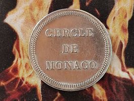 Cercle de Monaco 1863, Silber, Jeton, sehr selten!!!