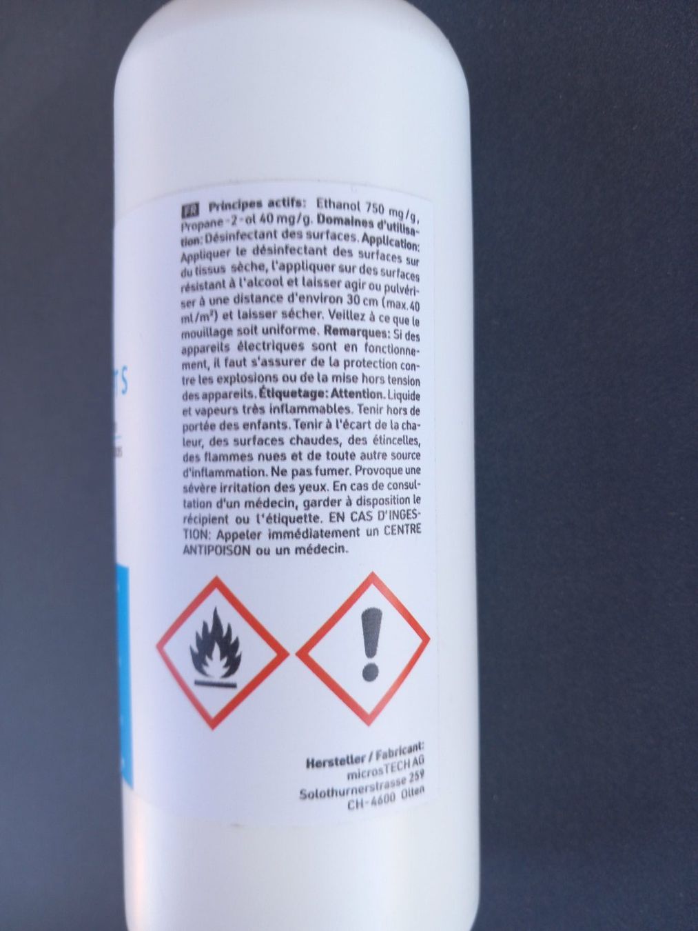 Pulizia & Igiene: microSEPT S Flächendesinfektion 500 ml Neu – Nuovo e nell'imballaggio originale da Oensingen venduto da Wabuoe 2