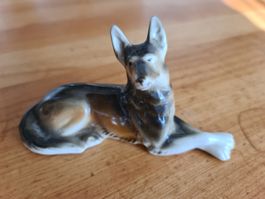 Porzellanfigur Schäferhund Royal Dux 