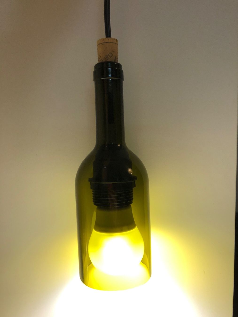 Lampade: Weinflaschen-Lampe – Usato da Triesen venduto da boston7
