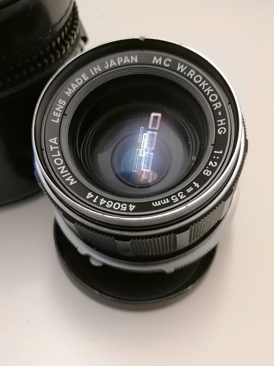 Objectif Minolta MC Rokkor HG 35mm F/2.8 - Grand Angle - Monture MC