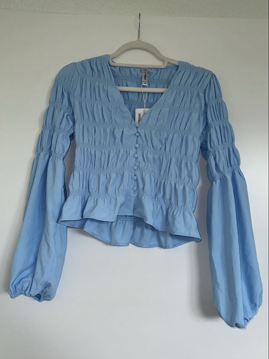 Camicette: New Yorker Bluse hellblau - neu – Nuovo e nell'imballaggio originale da Pratteln venduto da sia_uk27