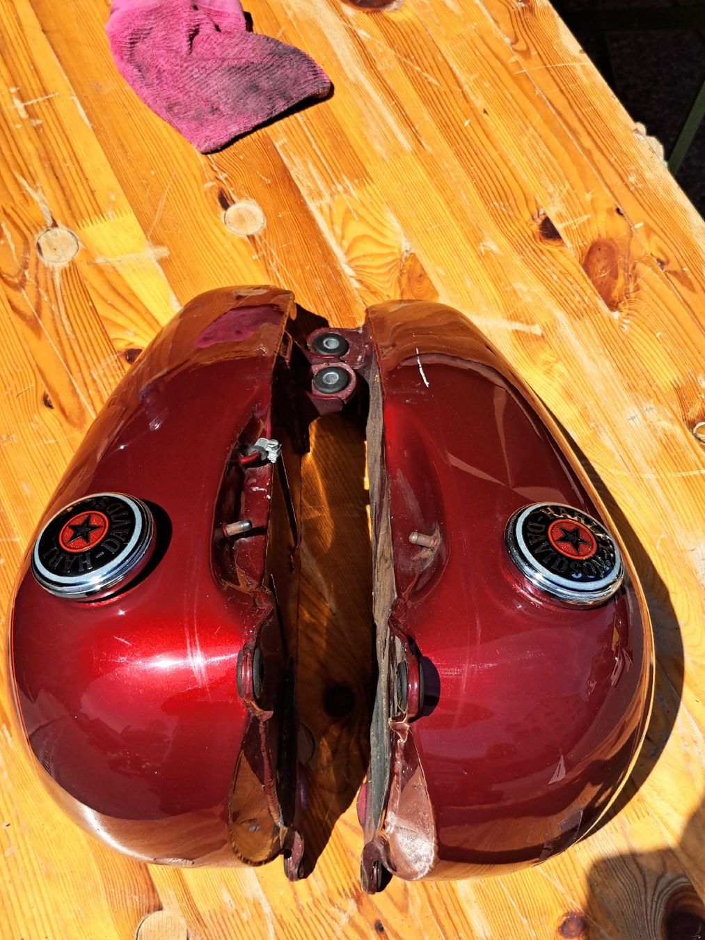 Harley-Davidson Accessori per altri veicoli: Harley-Davidson FLSTF Tank – Usato da Jona venduto da Crazy_l 2